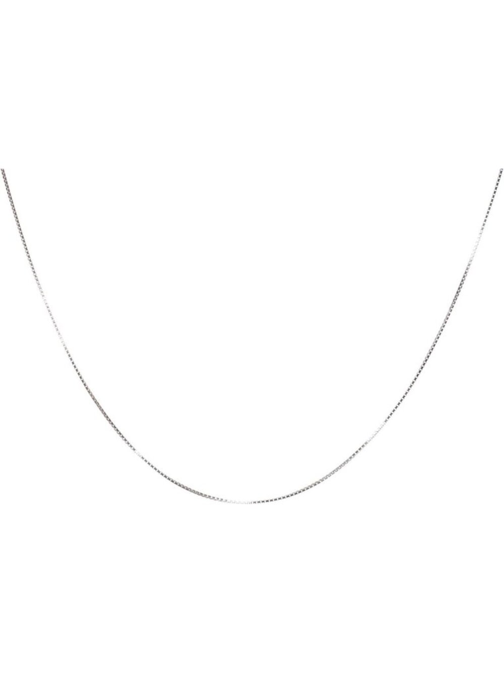 Delicate 925 Sterling Silver Box Chain Necklace - Thin, Strong, Adjustable